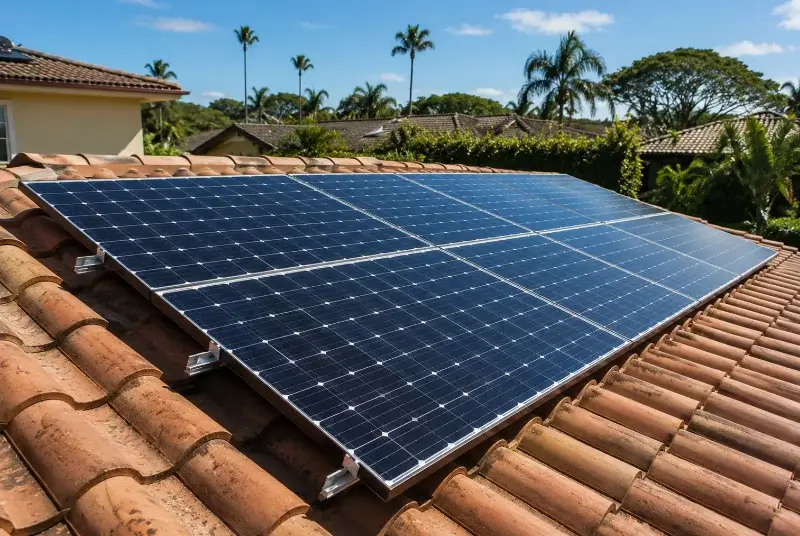 Installation de panneaux solaires à Saze